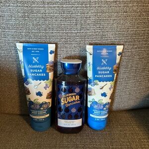 Bath & Body Works Blueberry Sugar Pancakes Trio